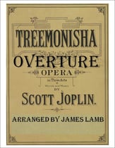 TREEMONISHA Orchestra sheet music cover
